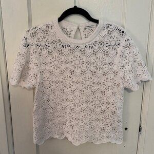 Abercrombie & Fitch Crochet Tee